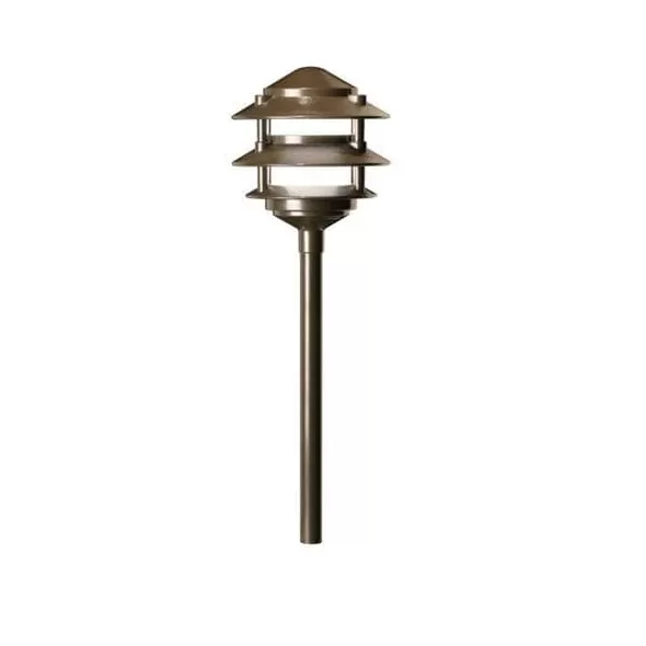 Bronze Metallic Die-Cast Aluminum 18" Riser Path Light | FXLDSNL18RBZ