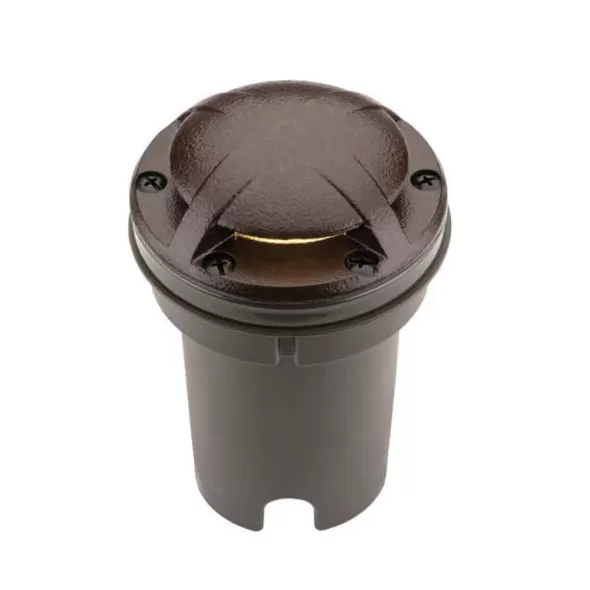 12.6 W Integrated LED Sedona Brown Die-Cast Aluminum/Brass Zoning with 180 Degrees Ground Wash Faceplate Well Light | FXLFC3LEDGW180SB