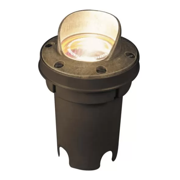 Camo Bronze Die-Cast Brass and Composite with Ring Faceplate Well Light | FXLFCNLRGCB