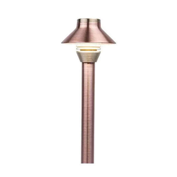 3.6" Bronze Metallic Copper/Brass For Petite Risers in Path Lights Top Assembly