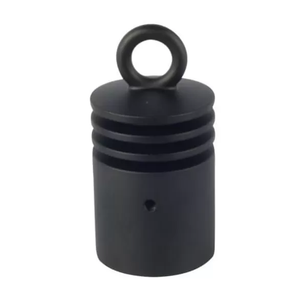 2 W 2700K/3900K/4500K/5200K Integrated LED Flat Black Die-Cast Aluminum/Brass Zoning Down Light | FXLLE1LEDFB