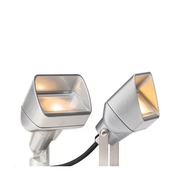 2 W 2700K/3900K/4500K/5200K Integrated LED Black Die-Cast Aluminum/Brass PB Series Zoning Up Light | FXLPB1LEDFB