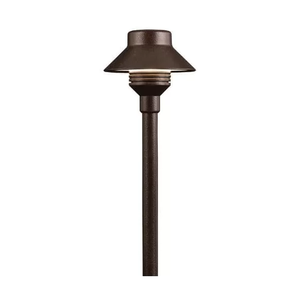 Bi-Pin G4 Incandescent Flat Black Die-Cast Aluminum Path Light | FXLTMNL18RFB