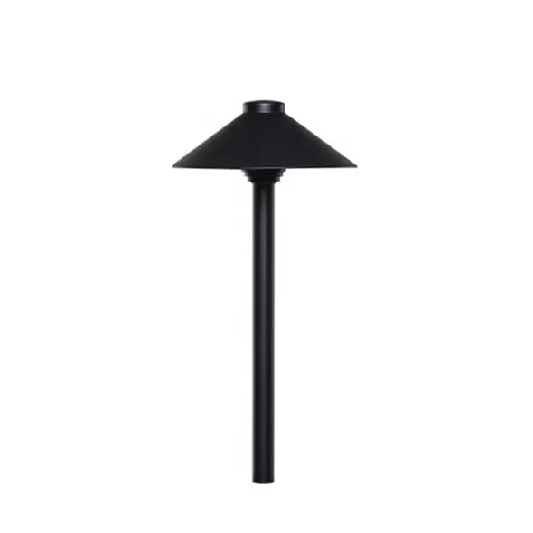 7.5" 2 W Ceramic Bi-Pin G4 3000K LED Textured Black Aluminum Hat Straight Path Light | HAL911028