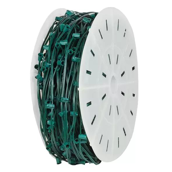 18 AWG 6" 1000' Green C7 SPT-1 Socket Wire | HBLACC71000GC06