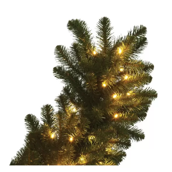 Warm White LED 9' x 18" Olympia Pine Series Garland | HBLOLGARL9WWLED