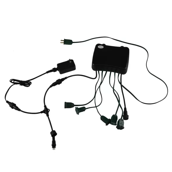 For RGB LED Icicle Lights 5-Channel Non-RGB Dimmer Box | HBLRGBDBOX