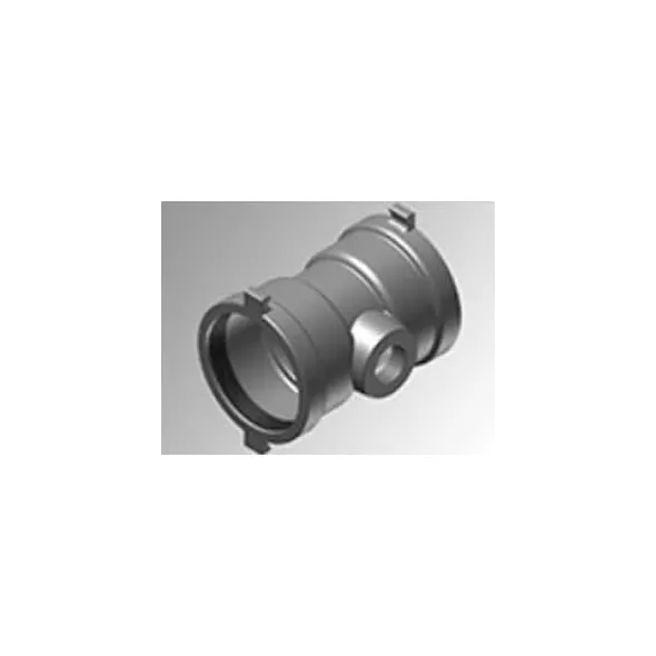 3" x 1-1/2" FNPT Ductile Iron Tapped Tee | HRC803503