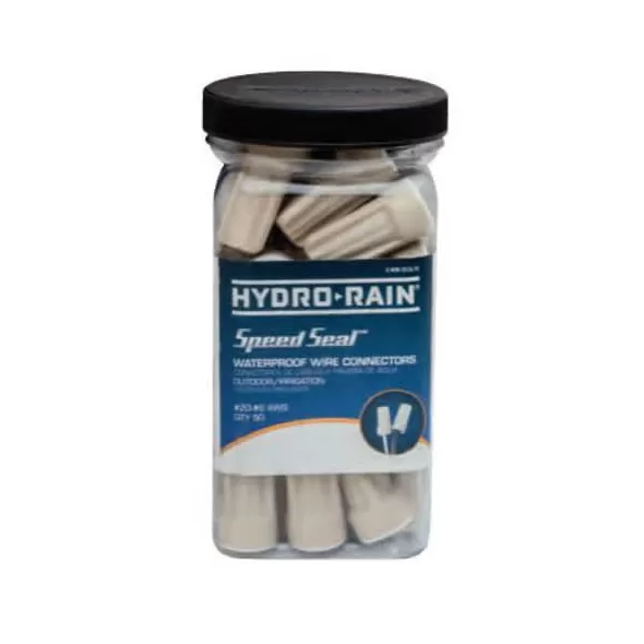600 V 22-6 AWG Copper/Copper Tan 50/Pack Waterproof Wire Nut Connector | HYR03132