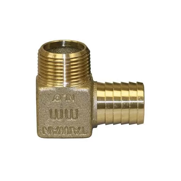 1" Insert x MIP Lead-Free Yellow Brass Elbow | INZ90IM010LF