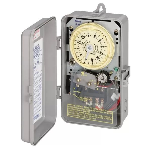 3 W 125 VAC Primary Gray/Yellow Analog/Mechanical Sprinkler/Irrigation Time Switch | ITMT8805P101C