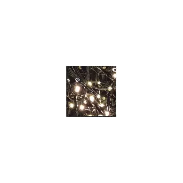 10' Pure White Low Voltage LED Twinkling Cluster Rice Light | HBLLED3MCR448GPW