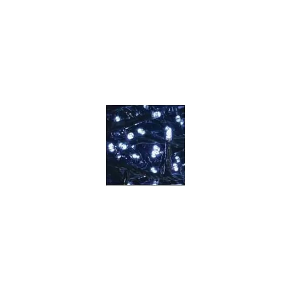 10' Pure White Low Voltage LED Twinkling Cluster Rice Light | HBLLED3MCR448GPW