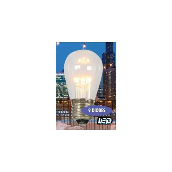 E26 Medium LED Vintage Patio Light Bulb | HBLLEDS14TRCL