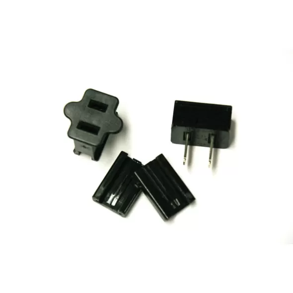 Black For SPT2 Vintage Cord Vintage Series Male and Female Plug | HBLPLGKITMF12