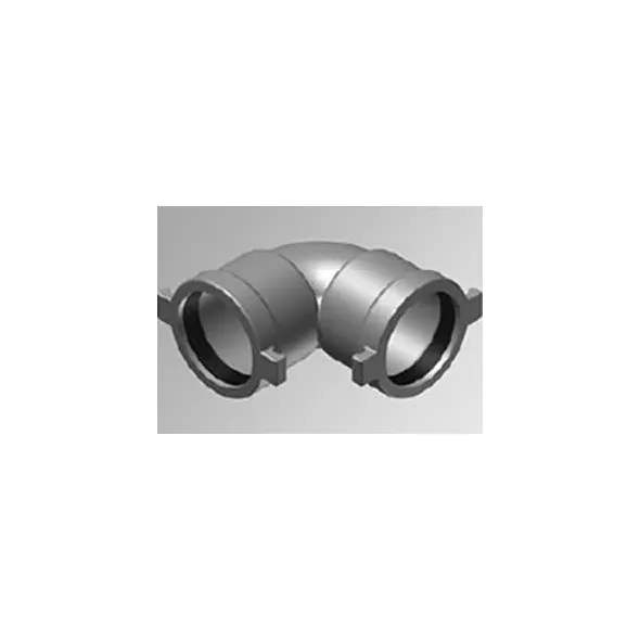 2-1/2" Gasketed Bell End Ductile Iron 90 Degrees Elbow | HRC80220