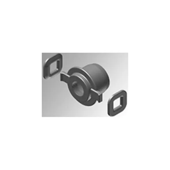 4" x 2" Spigot x FNPT 6.7" L Ductile Iron Tapped Plug | HRC8045604