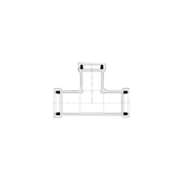 PVC Tee 4 in. Gasketed 1-Piece | 112440