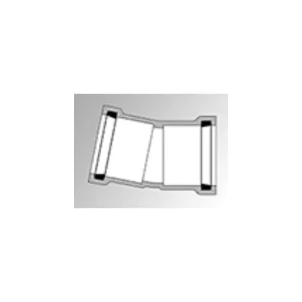 PVC Bend 3 in. Gasketed SDR-21 11-1/4 Degree Fab Style | 126030