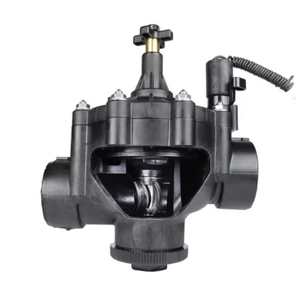 3" Glass Reinforced Nylon 20 - 220 psi 100S Series Electric with Flow Control Globe/Angle Valve | IRR100P030S