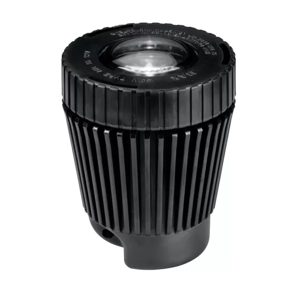 50 W Bi-Pin MR-16 Halogen Black Thermoplastic Composite Resin In-Ground Mini Well Light | KIC15190BK