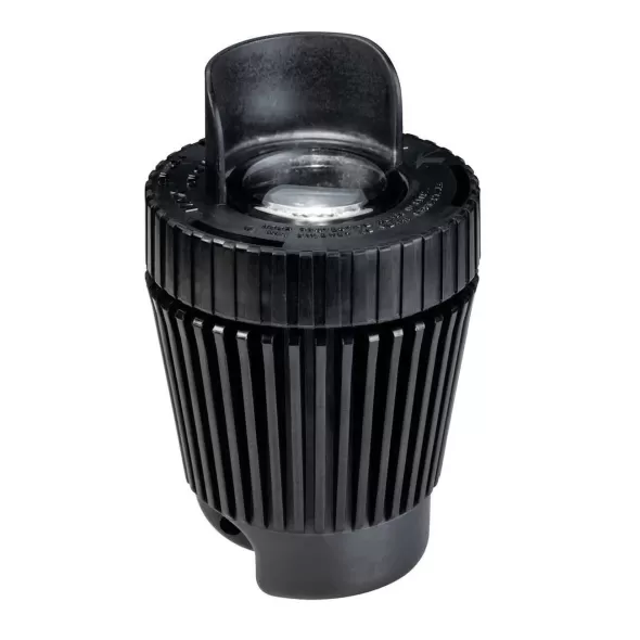 35 W Bi-Pin MR-16 Halogen Black Thermoplastic Composite Resin In-Ground Mini with Cowl Well Light | KIC15192BK