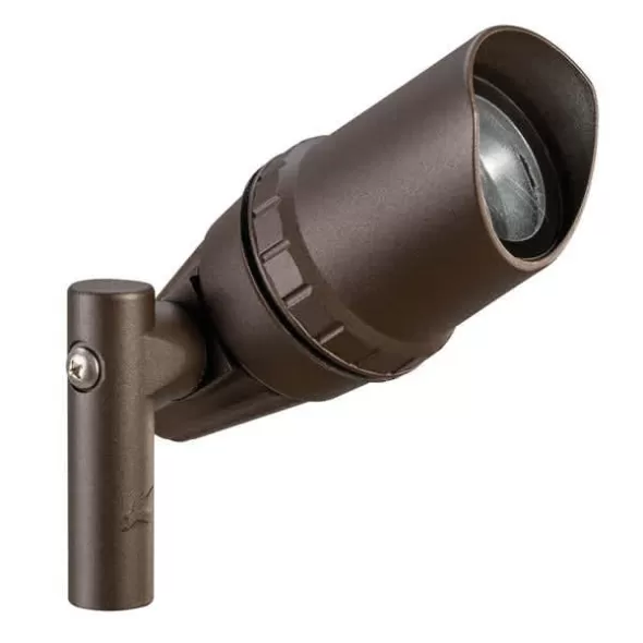 4 W Bi-Pin MR-16 Halogen Textured Architectural Bronze Aluminum Adjustable Accent Light | KIC15397AZT