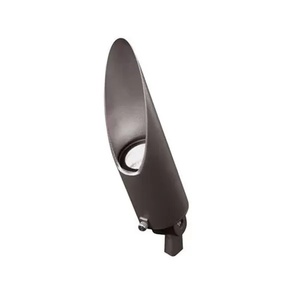 7.2 W Bi-Pin MR-16 Halogen Textured Architectural Bronze Aluminum Mini Long Cowl Accent Light | KIC15484AZT