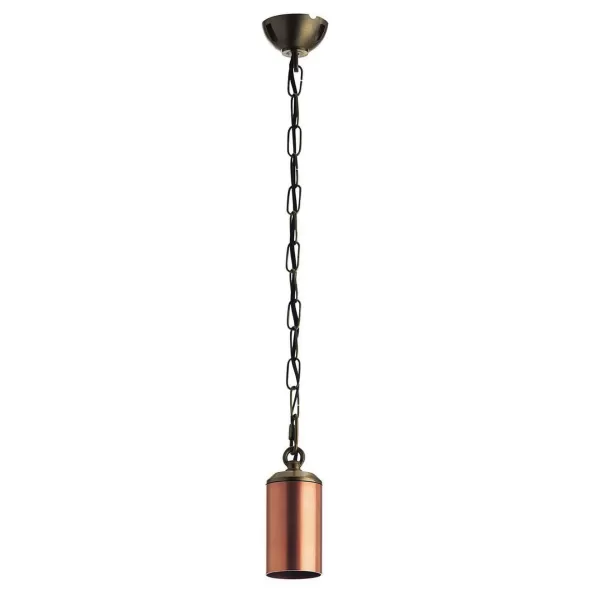 Bi-Pin MR-16 LED Copper Solid Pendant Light | KIC15500CO