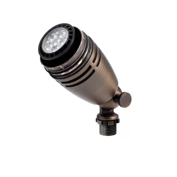 7.2 W Incandescent Centennial Brass Adjustable Accent Light | KIC15517CBR
