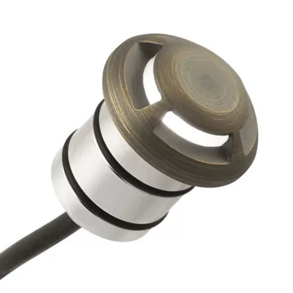 2.25" x 0.75" Centennial Brass For 16140 16141 Mini All-Purpose Recessed Lights 4-Way Top Opening
