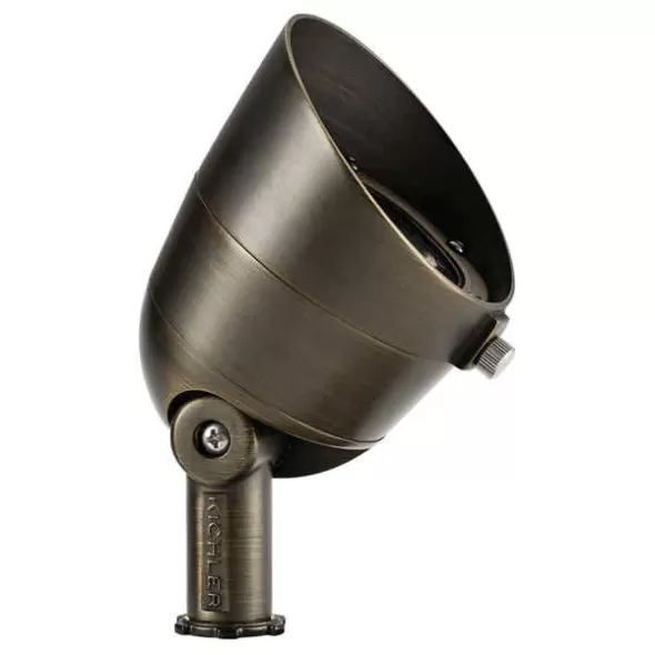 21 W 3000K Integrated LED Centennial Brass 35 Degrees Flood Beam Accent Light | KIC16154CBR30