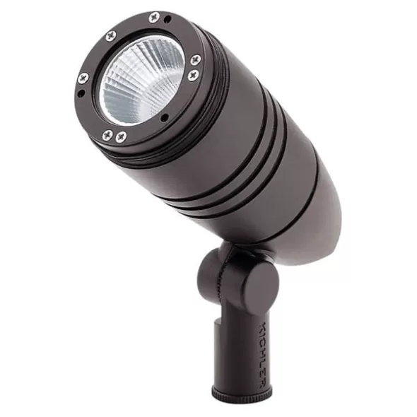10 W 3000K Integrated LED Textured Architectural Bronze Aluminum C-Series Small Accent Light | KIC16213AZT30