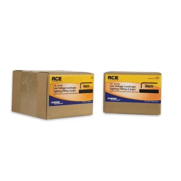 30 V 25 A 18-8 AWG Copper 50/Box Low Voltage Lighting Connector | KNG90340