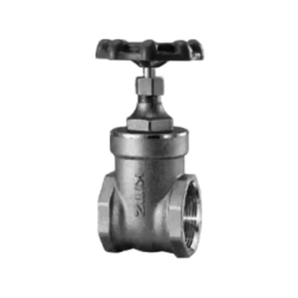 1-1/2" FNPT Forged Brass 200 psi 07 Series Solid Wedge Gate Valve | KTZ07150