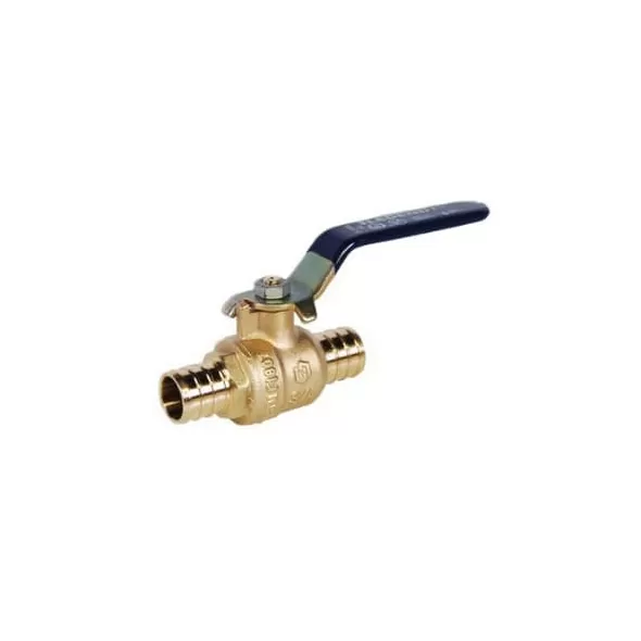 1-1/4" PEX DZR Lead-Free Forged Brass T-2006NL Series Ball Valve | LEG101588NL