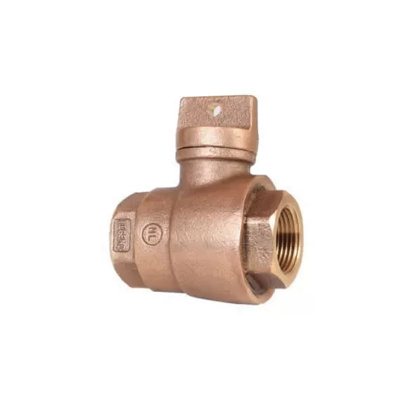 1-1/4" FNPT Lead-Free Bronze T-5500NL Series Curb Stop | LEG314256NL