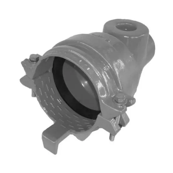 3" Epoxy Coated Ductile Iron RF Series Self Restrained Cap | LEMRF30C