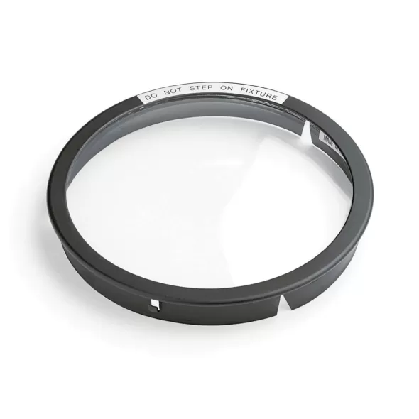Black Glass Aluminum For 15088 15388 PAR36 Well Lights Heat-Resistant Lens