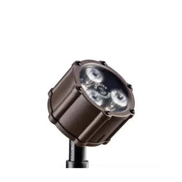 13.5 W 3000K LED Textured Architectural Bronze Die-Cast Aluminum Design Pro Series 10 Degrees Spot Beam Accent Light | KIC15731AZT