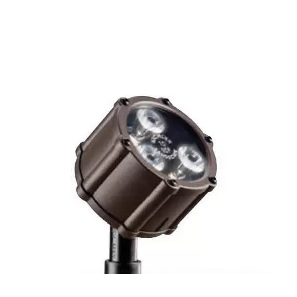 13.5 W 3000K LED Textured Architectural Bronze Die-Cast Aluminum Design Pro Series 10 Degrees Spot Beam Accent Light | KIC15731AZT