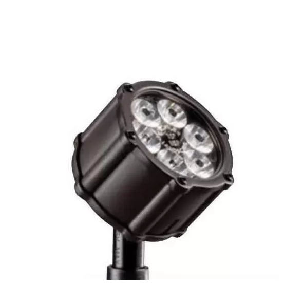 51 W 3000K LED Textured Architectural Bronze Die-Cast Aluminum Design Pro Series 60 Degrees Wide Flood Beam Accent Light | KIC15743AZT