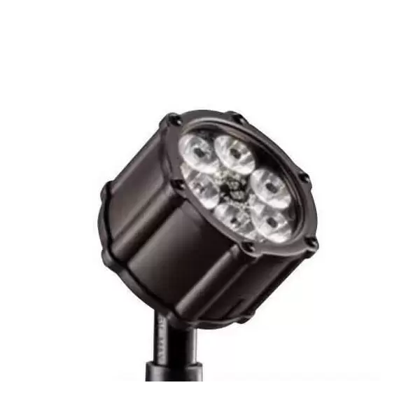 51 W 3000K LED Textured Black Die-Cast Aluminum Design Pro Series 60 Degrees Wide Flood Beam Accent Light | KIC15743BKT