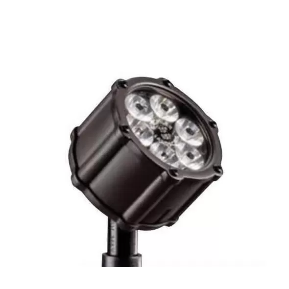 51 W 3000K LED Textured Architectural Bronze Die-Cast Aluminum Design Pro Series 60 Degrees Wide Flood Beam Accent Light | KIC15743AZT