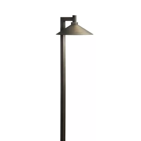 12 W 3000K Integrated LED Centennial Brass Path Light | KIC15800CBR30
