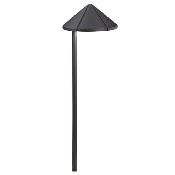 34.4 W 2700K Integrated LED Textured Black Aluminum Path Light | KIC15815BKT27R