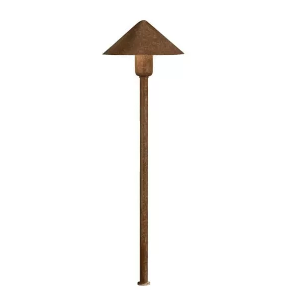 12.9 W 3000K Integrated LED Textured Tannery Bronze Aluminum Path Light | KIC15839TZT30R