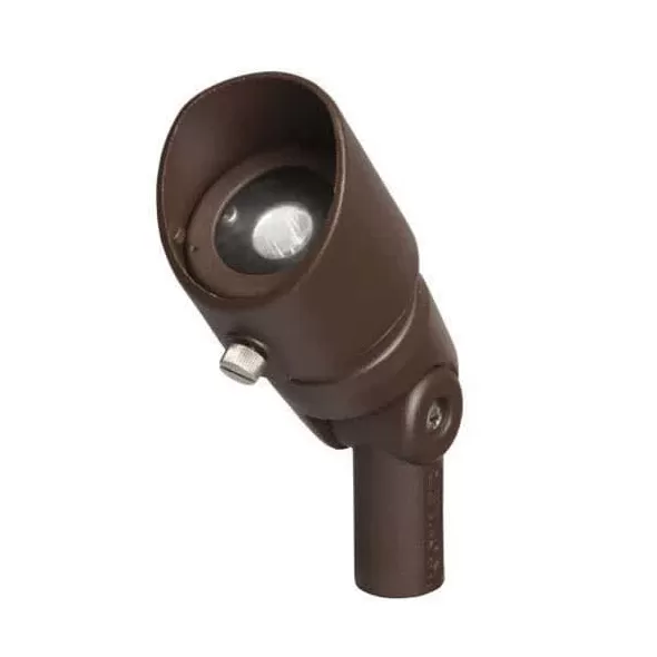 4 W 3000K Integrated LED Textured Architectural Bronze Die-Cast Aluminum 35 Degrees Flood Design Pro Series Accent Light | KIC16004AZT30