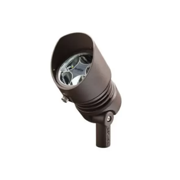 6.5 W 3000K Integrated LED Textured Architectural Bronze Die-Cast Aluminum Design Pro Series Accent Light | KIC16007AZT30