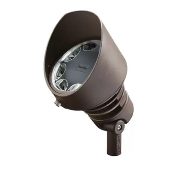 21 W 2700K Integrated LED Textured Architectural Bronze Die-Cast Aluminum Design Pro Series Accent Light | KIC16014AZT27